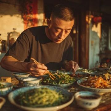 郭德綱獨(dú)享炸醬面大餐,品味傳統(tǒng)美食情韻