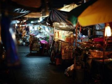 溧陽的美味,新街夜市