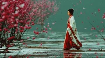 梅花盛開如畫,打造現(xiàn)實中的世外桃源