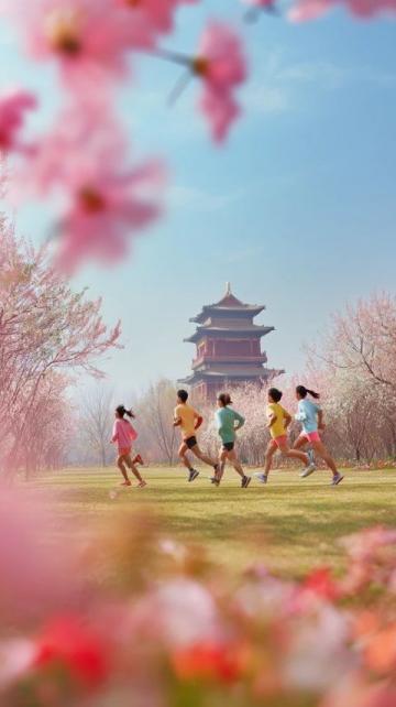 蘇州東沙湖公園：春風中綻放的花季盛宴