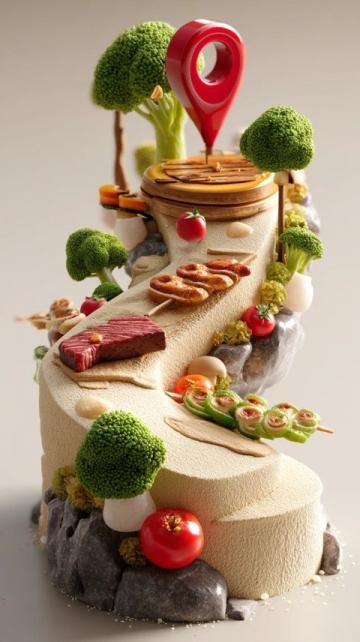 精致美食擺盤(pán)，創(chuàng)意十足，讓你的味蕾也享受視覺(jué)盛宴！在美食的世界里