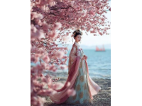梅花盛開如畫，打造現(xiàn)實中的世外桃源
