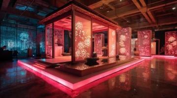 沉浸式體驗諾金酒店明代新中式美學天花板