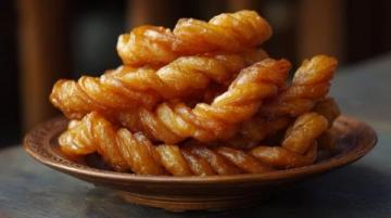 簡單不揉面的開口笑零食,香酥可口自己做更衛(wèi)生