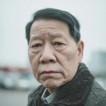 大連農村大叔，放下鋤頭去機場