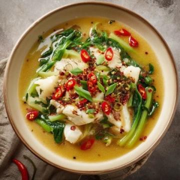 **貴州酸湯魚(yú)**是貴州最具代表性的傳統(tǒng)美食之一