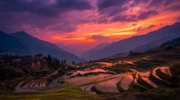 夕陽下的匆匆一瞥:廣西靖西鵝泉景區(qū)之旅