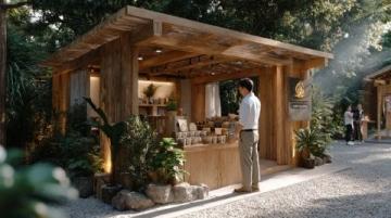 都市露營餐廳:原木綠意中感受野趣美食之旅