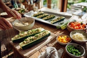 荷月豐收日：自然生長的美味黃瓜、蔥和線椒采摘記