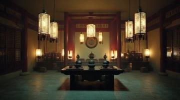 沉浸式體驗諾金酒店明代新中式美學天花板