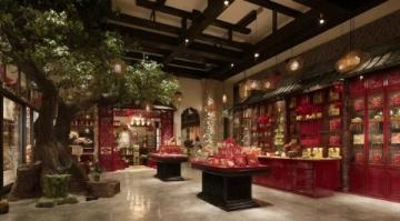 沉浸式體驗諾金酒店明代新中式美學天花板