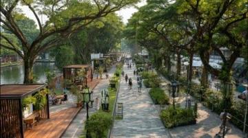 樂山嘉興路美食街啟動大規模道路整修,預計10月煥新貌