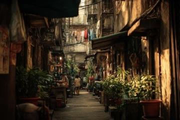 今晚到懷遠(yuǎn)西路,發(fā)現(xiàn)懷遠(yuǎn)夜市旁邊有一個(gè)小巷——幸福巷。