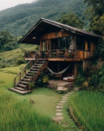 第一次去禾木村要住小木屋,晴天體驗更佳