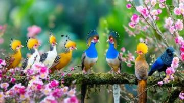 鳥類欣賞：七種美麗鳥類