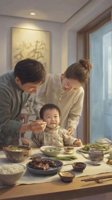 郝劭文妻子二胎生子,曬兒子吃雞腿照笑翻網友