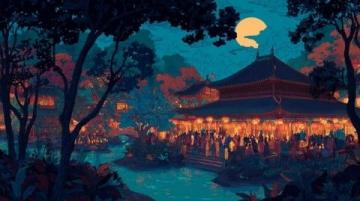 夜幕低垂,龍祥美食街漸漸披上了它獨有的璀璨外衣,霓虹燈交織成一幅幅絢麗的畫卷