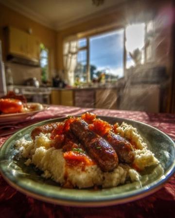 一鍋美味:香腸土豆燜飯,忙碌生活中的快捷美食大放異彩!