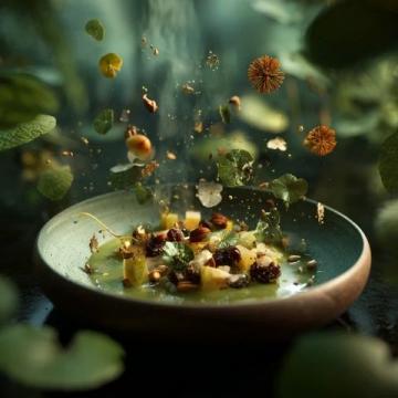 夏季美味佳肴:蒜香爆炒金針菇花甲螺