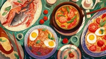 宋朝人的餐桌除了火鍋之外，還有很多美味佳肴