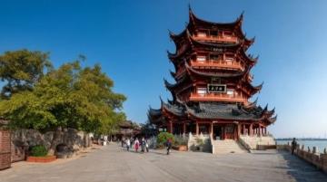 旅行我的旅行日記觀潮圣地公園地處浙江海寧鹽官
