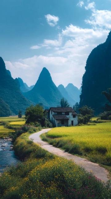 夕陽下的匆匆一瞥:廣西靖西鵝泉景區(qū)之旅