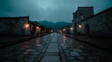 襄陽夜色下的古城秘韻