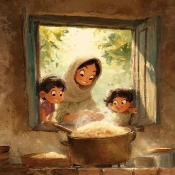 印度母親為女兒精心制作特別餐點展現深厚母愛