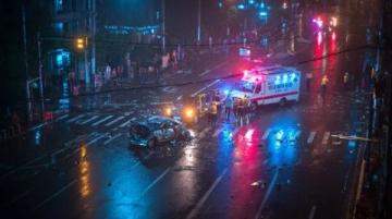 杭州街頭驚現(xiàn)生死救援!40余司機齊心協(xié)力抬車救外賣小哥