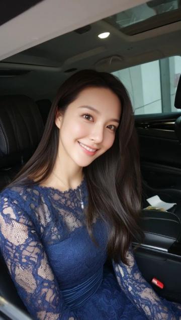 張含韻現身阿塞拜疆街頭暢享美食腰身略顯圓潤