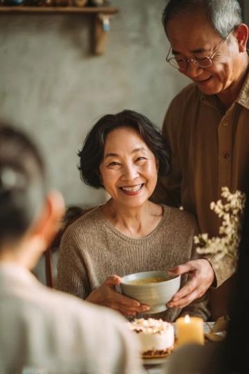 李大姐喜迎婆婆89歲壽辰，攜夫返鄉(xiāng)探親孝心滿滿