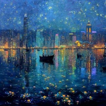枕著維港的星光入眠