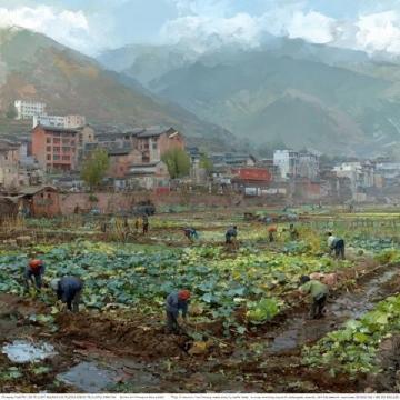 農歷三月,農人忙碌耕作時節來臨