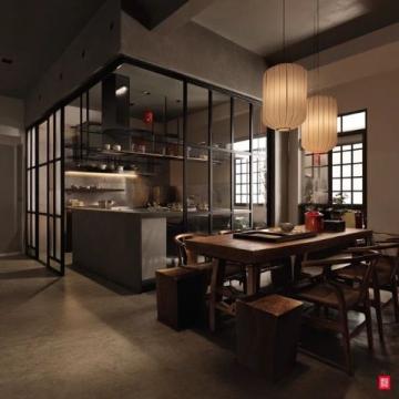 成都萬來食堂新天地店餐飲空間美學(xué)設(shè)計(jì)