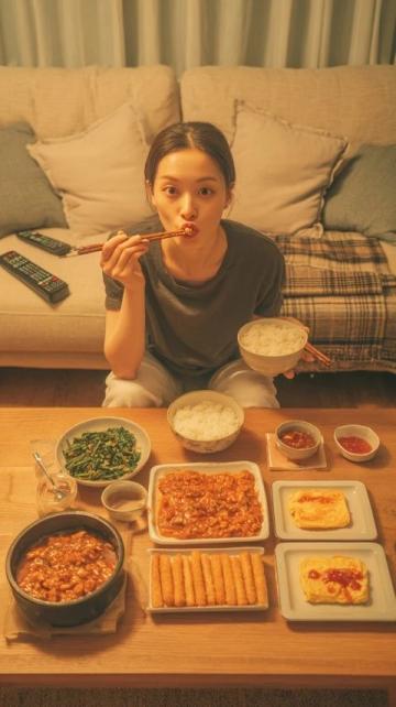 網友們熱情分享美食照,展現對生活中的快樂和幸福的追求。