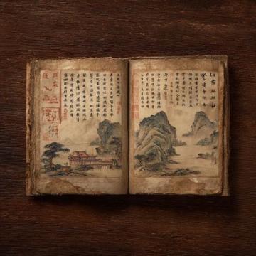 清朝名詩過窯頭石刻三十三村冠尋源望古榕土風多酒肆民業半茶農…康熙歲貢