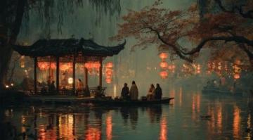 東平湖畔夢(mèng)回大宋:不夜城游記之旅