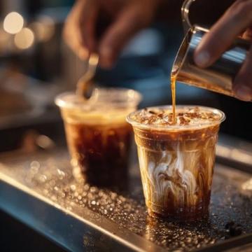 外賣小哥取單時目睹女店員在制作奶茶時哭泣