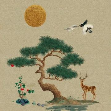 清朝姚墅鄉民在山上突遇老虎，虎一個劍步撲倒了他，利爪抓傷臉頰血流不止