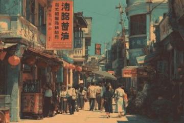 江門小鎮(zhèn)、大潮人