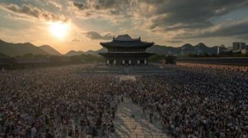 五一假期前夕,中日韓游客齊聚大地