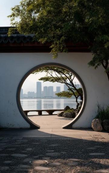 屈原公園點(diǎn)綴沅江畔，常德城里的璀璨明珠