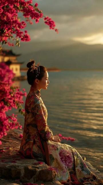 云端之藍:瀘沽湖畔的旅行回憶