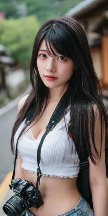 近期頻繁看到假冒的扁擔妹妹,本地人我也未曾見過真人
