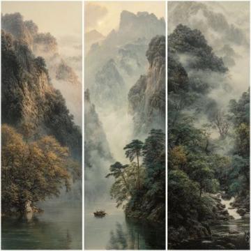 平山清風峽,人少景美，沒有過多雕飾的原生態山谷。因地勢生態原因，空氣十分清新