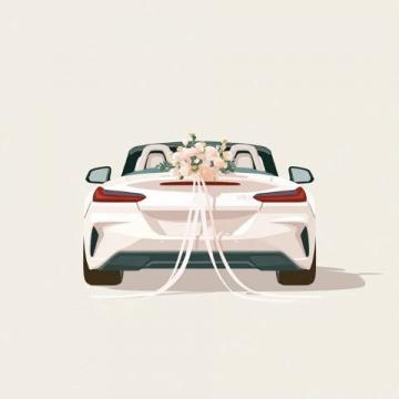 擁有深藍S07后，上午參加朋友婚禮，開個婚車