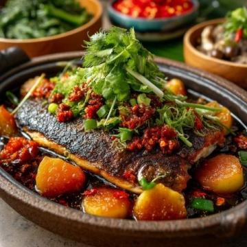四川內(nèi)江資中球溪麻辣鯰魚(yú)美食推薦