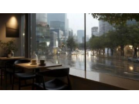 秋雨中吃的午餐