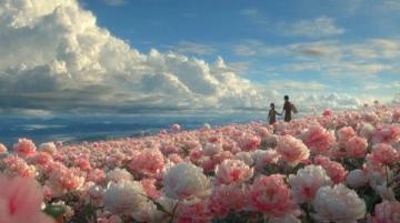 春天里的甜蜜：夫妻共賞花海故事