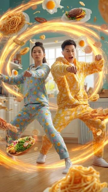 
清晨快手早餐：廚房日常變直播秀，家常細節打造人氣賬號